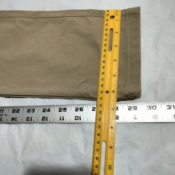 J Crew 484 Slim Stretch Men's 30x30 Tan Brown Khaki Chino Pants Nylon - Picture 3 of 6